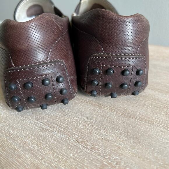 Tod’s Men’s Leather Driving Loafers, Moccasin Style Size 8, Made in Italy, Brown main image 11